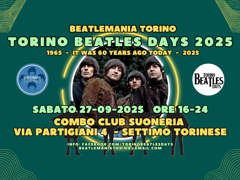 TORINO BEATLES DAYS 2025 – 800 x 600 (1)